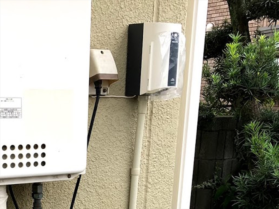 【電気自動車充電器】我孫子市　K様邸　WK4422　設置工事