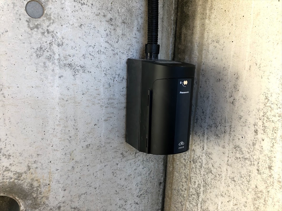 【電気自動車充電器】近隣）柏市　K様邸　WK4422　設置工事
