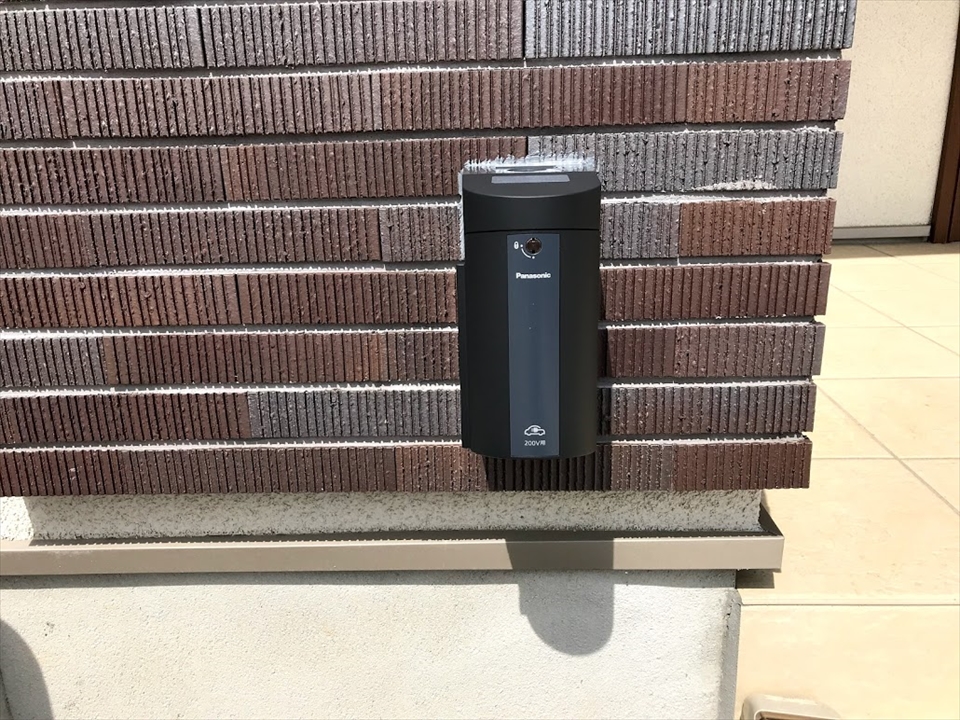 【電気自動車充電器】守谷市　M様邸　WK4422　設置工事