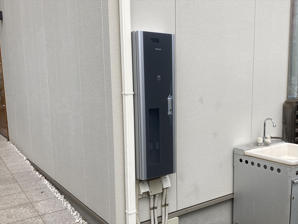 【電気自動車充電器】つくばみらい市　S様邸　BPE221　設置工事