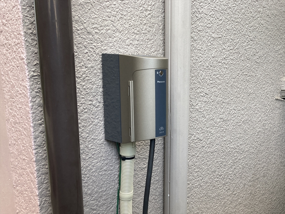 【電気自動車充電器】取手市　T様邸　WK4422　設置工