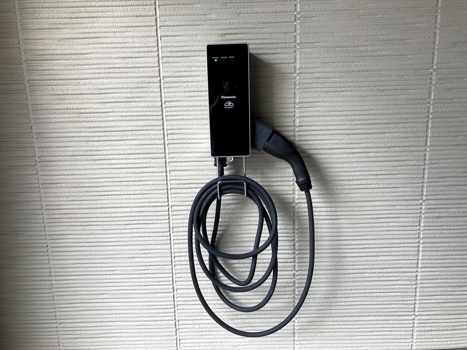 【電気自動車充電器】つくば市　Y様邸　HEKIA S MODE3　設置工事