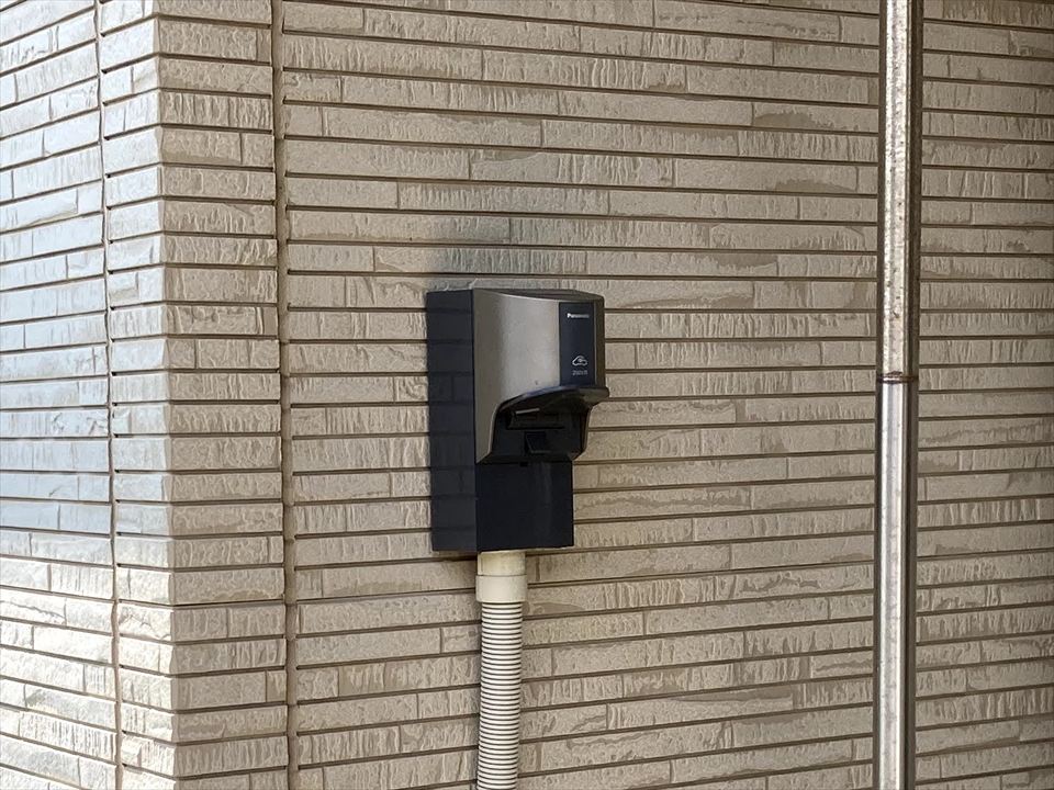 【電気自動車充電器】近隣）阿見町　U様邸　WK4322　設置工事